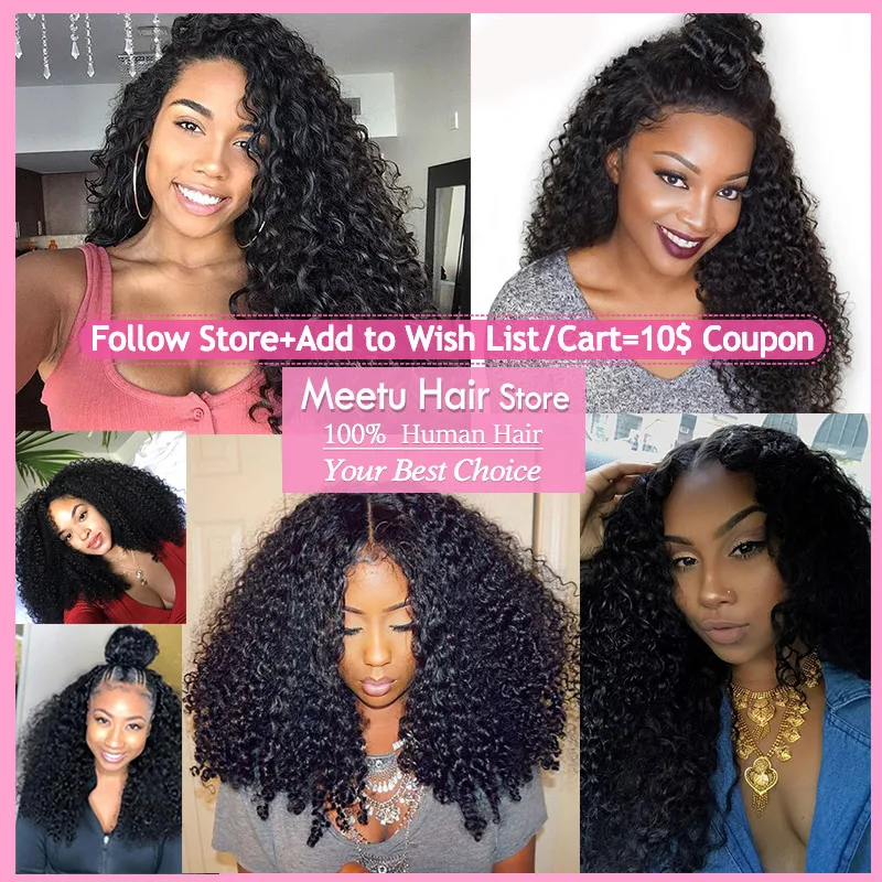 Meetu Pre Plucked 360 Lace Frontal With Bundles Malaysian Curly Closure With Baby Hair Natural Hairline Non Remy Human Hair Meetu Pre Plucked 360 Lace Frontal With Bundles Malaysian Curly Closure With Baby Hair Natural Hairline Non Remy Human Hair