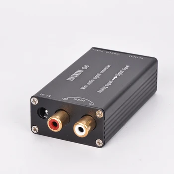 

1PC Q6 audio conversion decoder L/R stereo analog signal to digital fiber coaxial signal output