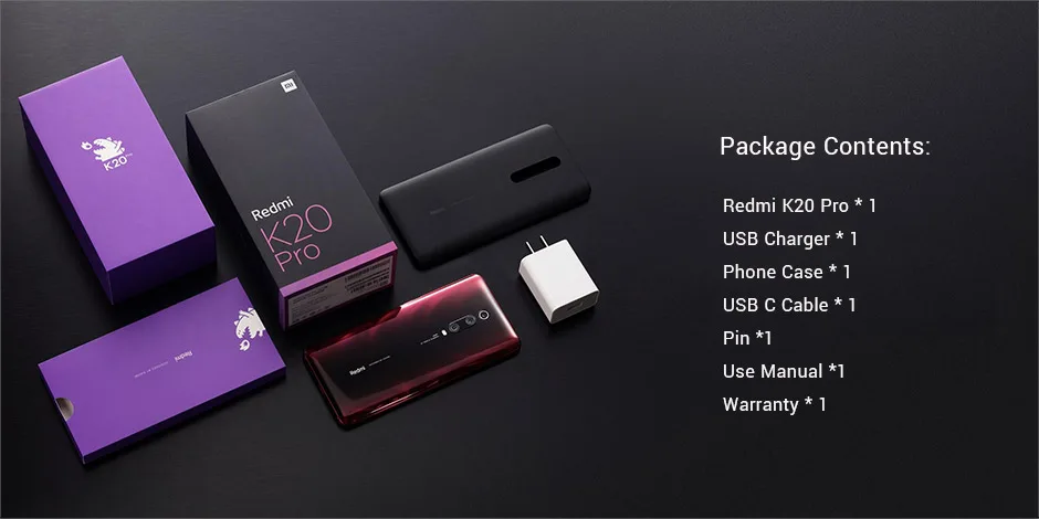 Image result for k20 pro box contents