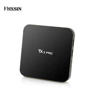 

50pcs Amlogic s905w quad core android 7.1 tv box meida player TX3 pro Penta Core Mali-450 Set Top Box