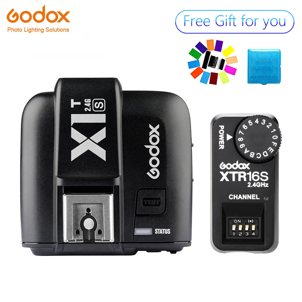 

Godox X1T-S TTL HSS 2.4G Flash Transmitter Trigger + XTR-16S Receiver Set for Sony Camera V850 V860