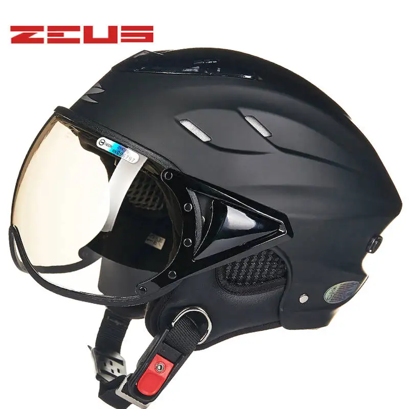 ZEUS 125B vintage retro scooter motorcycle helmet open face half