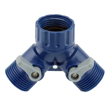 

1 Pcs Y Faucet Adapter Shunt Switch Two-way Control Valve Adapter For G3 / 4 '' Connector Garden Irrigation System Tools