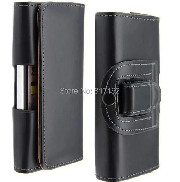 Black Pouch Leather Case Belt Clip For iPhone 6 Nexus 5 Samsung Galaxy S5 S4 Lenovo P780 S850 Zenfone Huawei Honor 3C |
