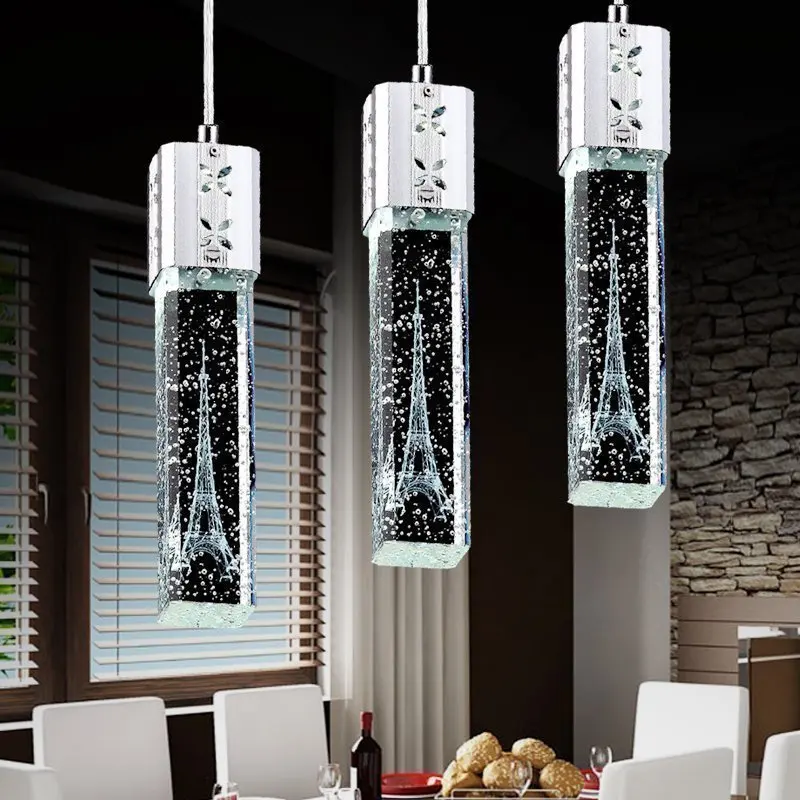 

HAIXIANG Modern Chandelier Light Lighting Chandelier K9 Crystal Dining Room LED Ceiling Lamp Kitchen Island Child's Bedroom Lamp