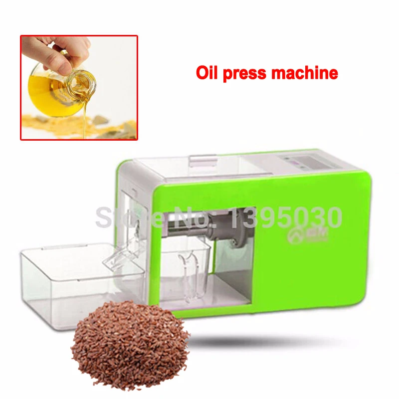 

Home automation Flaxseed oil press machine stainless steel oil expeller Oil Pressers suitable for soybean walnut almonds Peanut