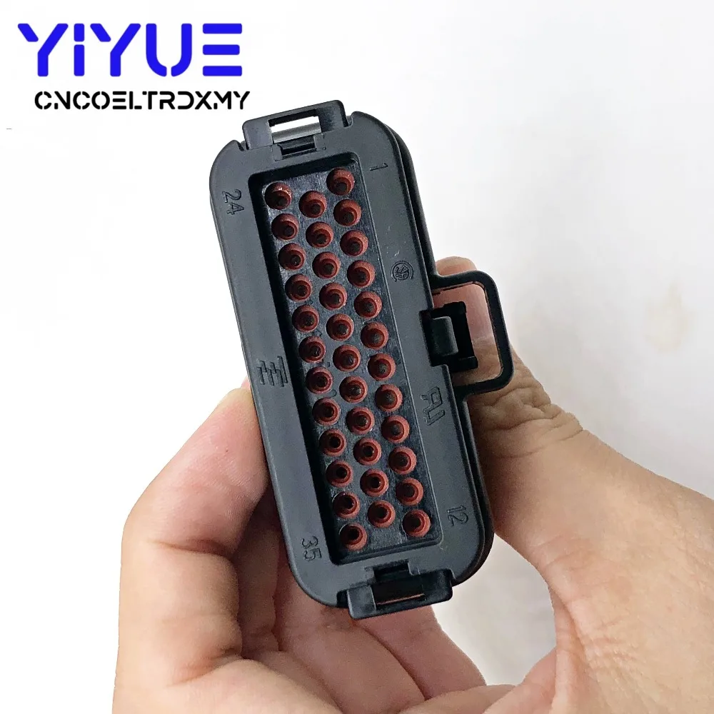 Conector impermeável com Terminais, Plugue Automotivo Feminino,