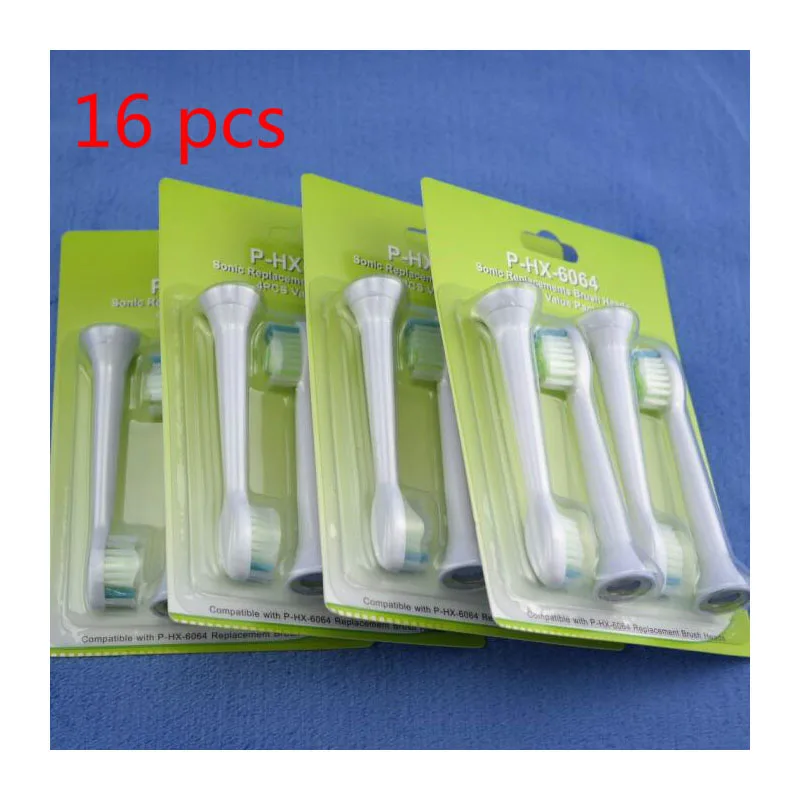 16PCS Tooth Brush Heads For Philips Sonicare HX6511 HX9362 HX6013 HX6063 HX3110 HX3212 HX6231 HX6631 HX8911 HX6711 HX6730 HX6930