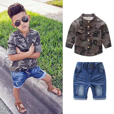 camouflage shirt with jeans