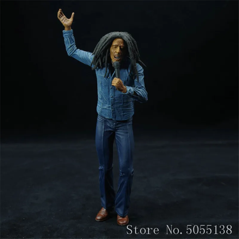 

Bob Marley Reggae Rock and Roll Singer Star Figure Decoration Joint Handmade Model Gift F38