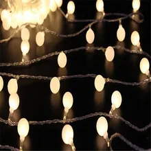 2016 Hot selling 10M led string lights with 80led ball AC220V holiday decoration lamp Festival Christmas lights Outdoor lighting