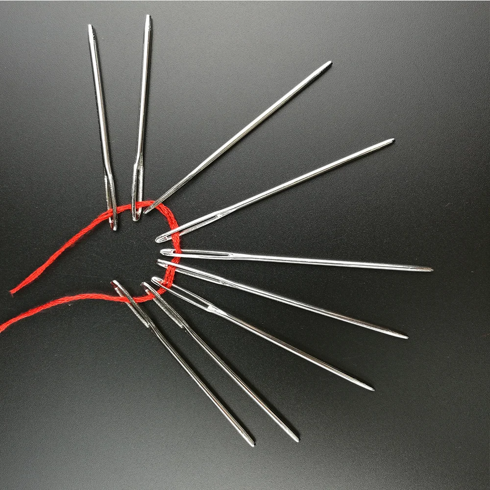 50pcs Large Sewing Needles Gold Eye Needle 6cm 7cm 5.3cm 5.2cm Long