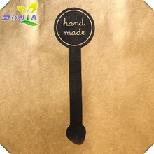 Pudding bottle push music “handmade” seal biscuit bag West Point cake box packing sticker