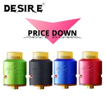 100 Original Desire Mad Dog RDA Tank Atomizer Electronic Cigarette Evaporator without liquid fits 510 thread