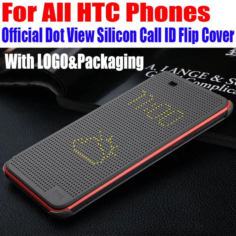 Smart Dot View TPU phone cover Cases for HTC One M8 M9 E8 E9 PLUS A9