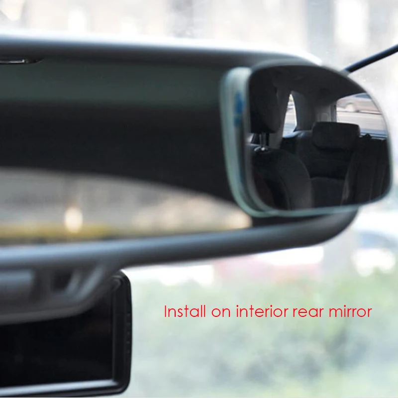 2 x Автомобильное Зеркало 360 градусов широкий угол выпуклое слепое пятно зеркало парковка авто мотоцикл заднего вида регулируемые аксессуары для зеркал