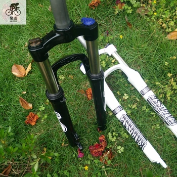 

Kalosse 26/27.5er spring Resilience oil spring fork 100mm travel mtb front fork mountain bike front suspensio