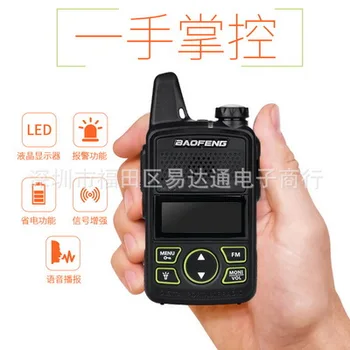 

by dhl or ems 20pcs PTT Baofeng BF-T1 New Portable radio new MINI Walkie Talkie Dual Ham radio communicador Transceiver