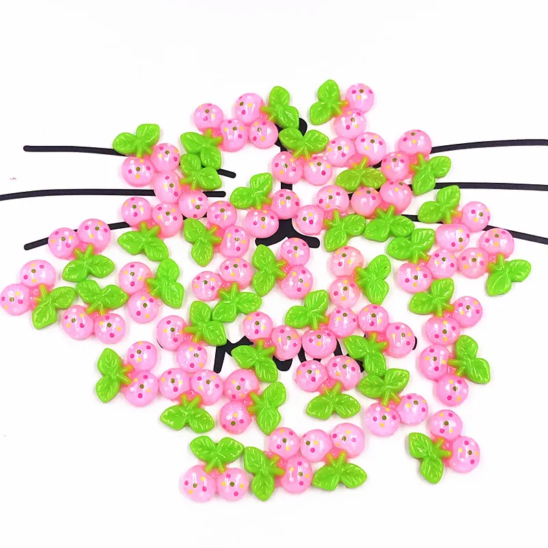 

10PCS Cherry Fruit Cartoon Icons Buttons Minnie Head FlatBack DIY clothes Resin Cabochon Accessories Jewelry Findings gifts