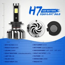 H1 H3 H4 H7 H11 H13 H11 9004 9005 9006 9007 881 COB СВЕТОДИОДНЫЕ Фары 80 Вт 8000LM Все В Автомобиль СВЕТОДИОДНЫЕ Фары Лампы Фара Противотуманные Фары свет