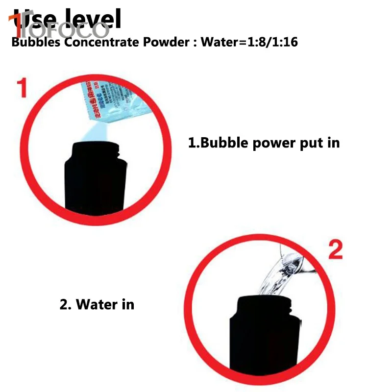TOFOCO пузырьковая бутылка для мыла/пузырьковый концентрат порошка для свадебной вечеринки игрушечный детский душ мыло производитель пузырей Для детей на открытом воздухе забавные игрушки