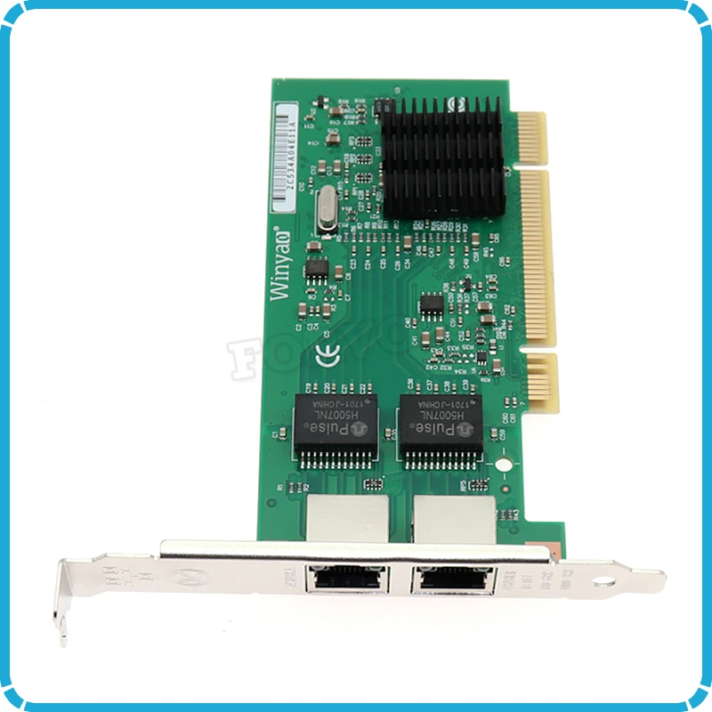 Wholesale PCI Dual-port Gigabit Ethernet Network 10/100/1000M Adapter Card Intel PWLA8492MT 82546 lan nic for Desktop | Компьютеры и