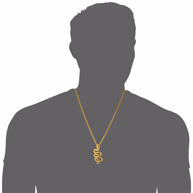 "SnakeyCol" - Stainless steel snake collar 12 "SnakeyCol" - Stainless steel snake collar 12