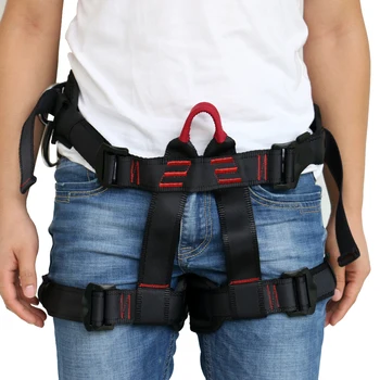

Safety Rappelling Harness For Outdoor Fire Rescue Tree Arborist Rock Climbing Accessories