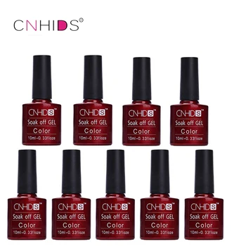 

CNHIDS 9 PCS Nail Gel Polish LED Shining Colorful 132 Colors 10ML Long Lasting Soak Off Varnish Cheap Manicure