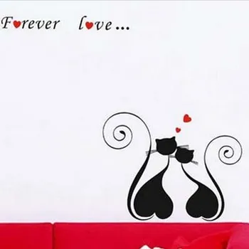 

Funny Cartoon Deer Lovely animal DIY wall sticker home decor Jungle Forest theme wall stickers for kids room fashion home decor