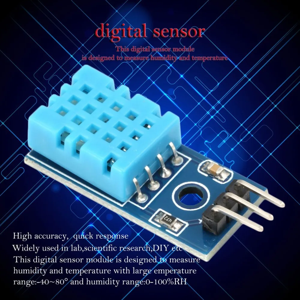 DHT11 Цифровой Датчик температуры и влажности модуль для Arduino с Dupont кабели доска для Arduino электронный DIY инструмент