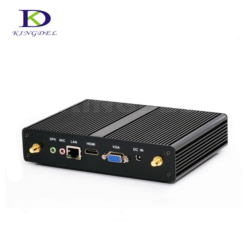 Тонкий клиент HTPC Mini ITX ПК Intel Celeron 2955U/3205U Dual Core с HDMI WiFi ЛВС USB 3,0 ТВ коробка NC590