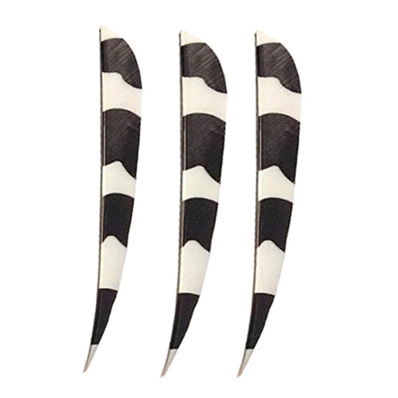 Details about   13 Pieces 5 Inch Stripe Pattern Archery Feather Turkey Feather DIY Bow Hunting 
