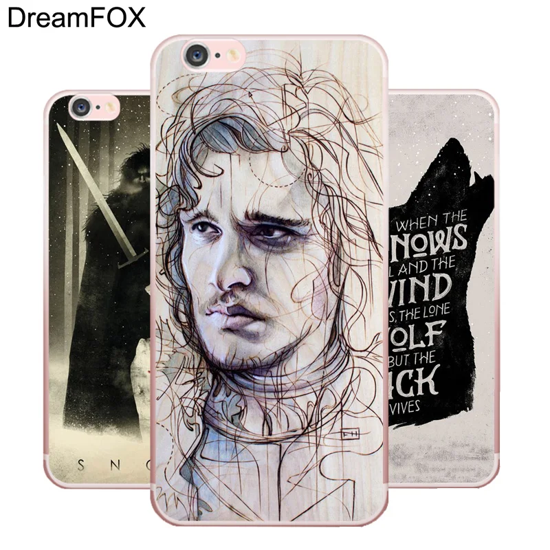 

L241 Snow Game Of Throne Soft TPU Silicone Case Cover For Apple iPhone 7 6 6S Plus 5 5S SE 5C 4 4S