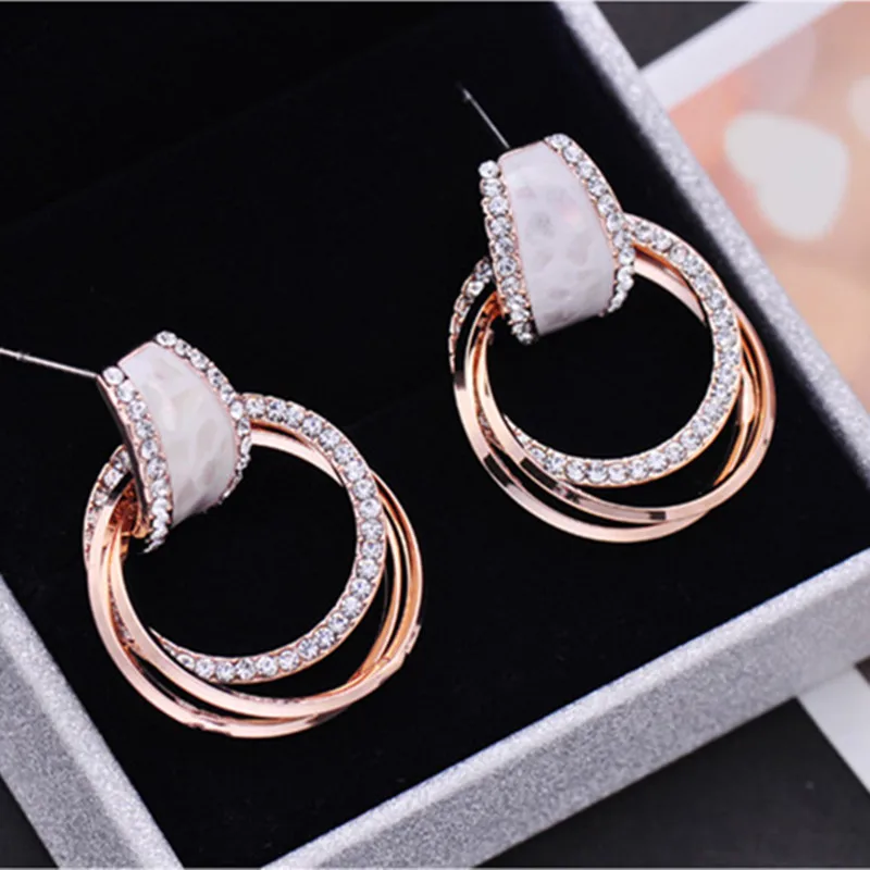 

Fashion Accessories Brief Pendant Earrings Female Personality Joker Contracted Earrings Eardrop Hipsters Jewelry women gift