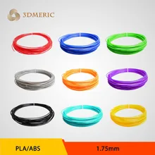 10M 3d Printer Filaments High quality PLA 1.75mm Filaments For MakerBot Cube Sprintray Creatbot Prusa i3 3d printer