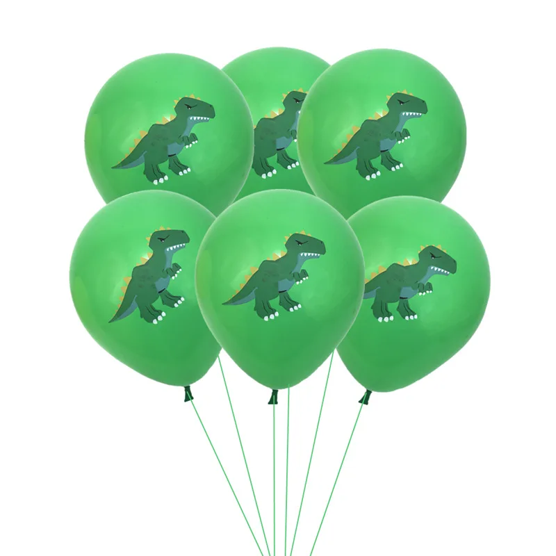 10 шт. 12 дюймов мультфильм серии динозавров латексные шары День Рождения Вечеринка для малышей украшения для детской вечеринки - Цвет: Balloon 10pcs