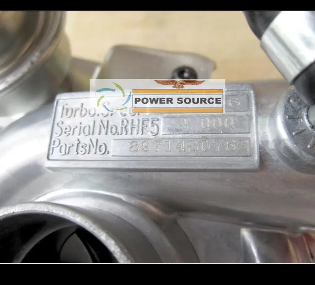 RHF5 VICC VI95 8971480762 Turbo Turbocharger For Opel Frontera,ISUZU Holden Rodeo Trooper 1993-1998 4JG2T 4JG2TC 4JG2EC 2.8L 3.1L 84KW 130HP with Gaskets (6)