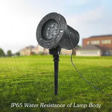 Вечерние рождественские праздники двора Патио Сад AC110-240V 6W 4LED снег fake проектор проекционный свет газон пейзаж лампа освещение