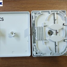 20 штук Соединительная коробка оптоволоконной сети устройство работающее от прикуривателя с 2 портами распределительная коробка из АБС-пластика настенная настольная Соединительная панель, состоящий из универсального адаптера на 2 оптоволоконное Распределение коробка ELINK