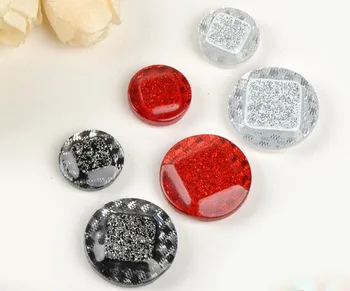

2018 Scrapbook Botones Special Offer Sequins Decorative Buttons 100pcs/lot Monopoly Resin Button Dark Eye Sweater Wholesale