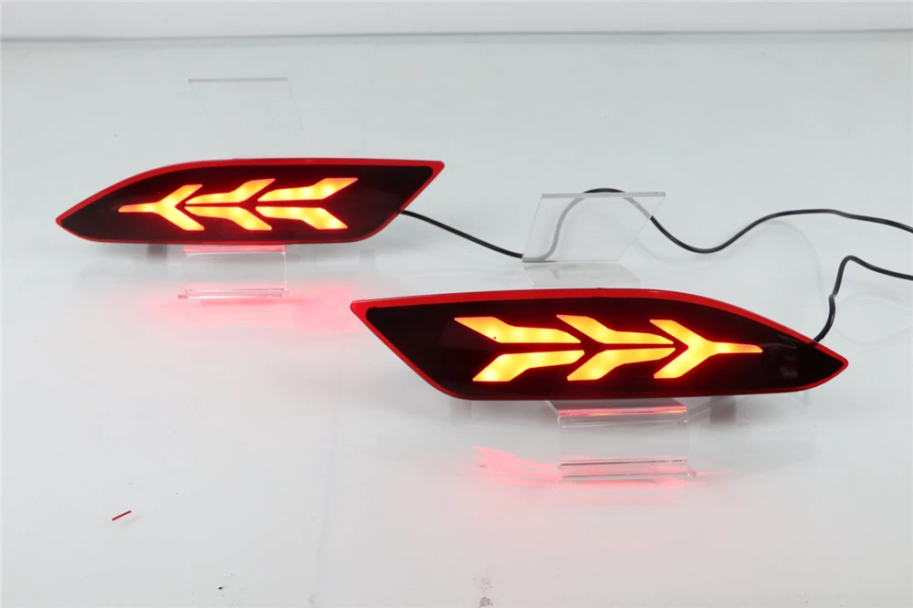 Multi-function LED For Honda HRV HR-V Rear Bumper Light Reflector Fog Lamp Brake Light Turning Signal Light