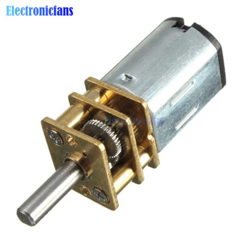 

Micro Speed Reduction Gear Motor with Metal Gearbox Wheel DC 6V 30RPM N20