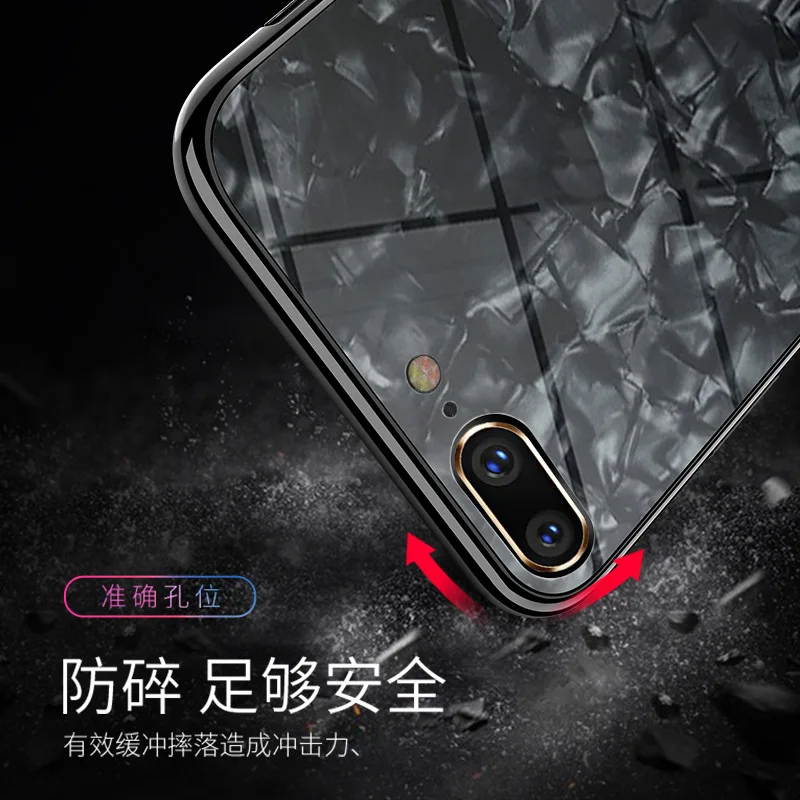 Защита из закаленного стекла подходит для iphone XS чехол мобильного телефона 7 8 plus