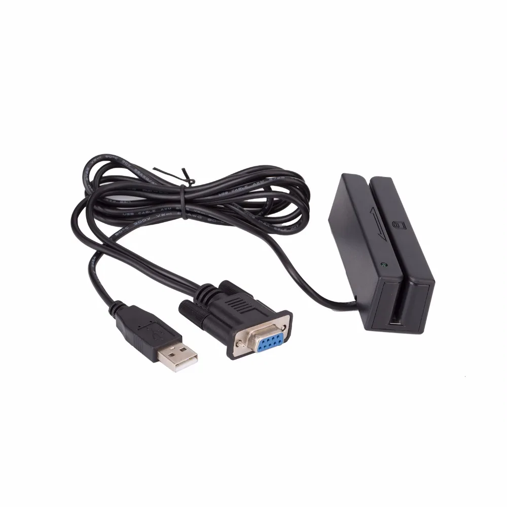 

3 Tracks RS232 USB Interface MSR100 Magstripe Card Reader