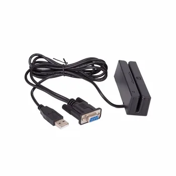 

3 Tracks RS232 USB Interface MSR100 Magstripe Card Reader