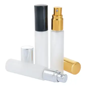 

Wholesale 10ml Frosted Glass Spray Empty Bottle Fine mist pump Perfume Atomizer Refillable Vial