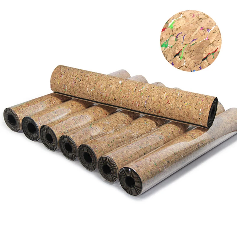 5MM Non slip Colorful Cork TPE Brand Yoga Mat Antibacterial Bath Carpet