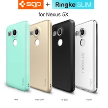 100% Original SGP / Ringke Nexus 5X Case Thin Fit Exact-Fit Premium Matte Lightweight Hard Back Cover Case for Google Nexus 5X