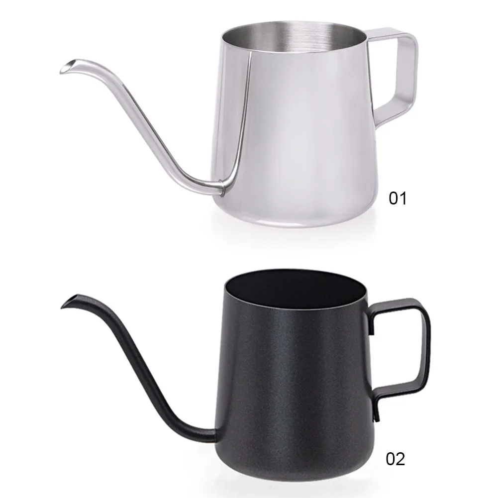 

250ml Stainless Steel Gooseneck Pour Over Coffee Maker Hanging Ear Drip Coffee Long Spout Pot Tea Kettle